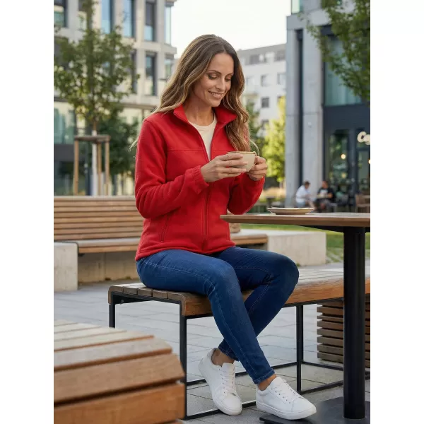  Hanorac de damă din fleece ALTISPORT NP/ALW405 ROȘU 