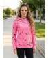 Hanorac funcțional premium pentru femei ALTISPORT VOJ/ALW034MI01 ROZ NEON