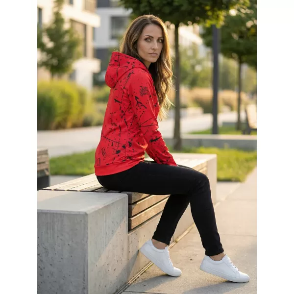  Hanorac funcțional premium pentru femei ALTISPORT VOJ/ALW034MI01 ROȘU 