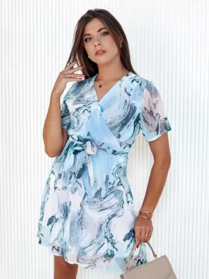 Rochie DSTREET CHICLOVE EY2518 ALBASTRU DESCHIS