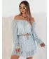 Rochie DSTREET KERVEN EY2470 ALBASTRU