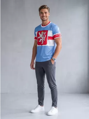 Tricou funcțional premium pentru bărbați ALTISPORT x CZE VOJ/ALM032TR01 RETRO