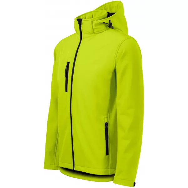  Jachetă softshell pentru bărbați ALTISPORT NP/ALM225 LĂMÂIE VERDE 