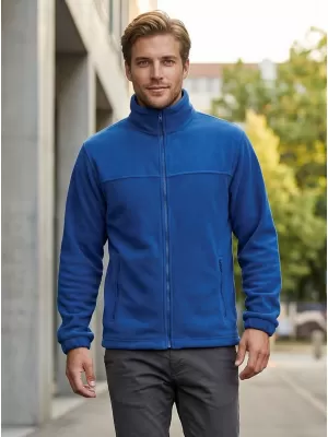 Hanorac pentru bărbați din fleece ALTISPORT NP/ALM105 ALBASTRU REGAL
