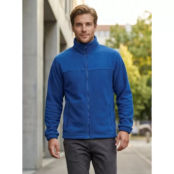  Hanorac pentru bărbați din fleece ALTISPORT NP/ALM105 ALBASTRU REGAL 
