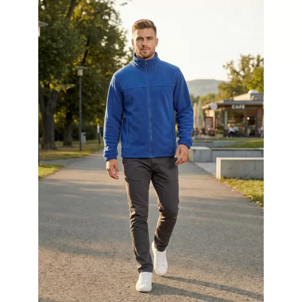 Hanorac pentru bărbați din fleece ALTISPORT NP/ALM105 ALBASTRU REGAL 