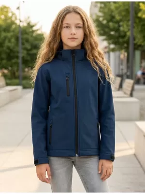 Jachetă softshell pentru copii ALTISPORT NP/ALK535 ALBASTRU MARIN
