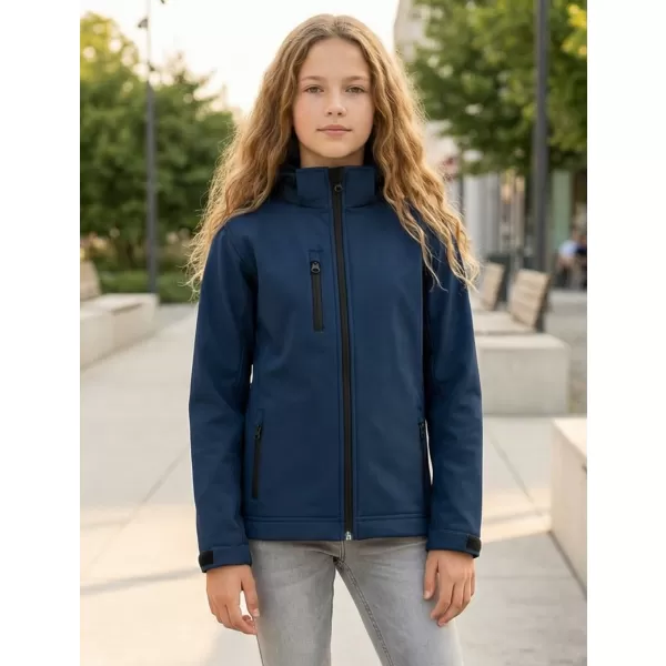  Jachetă softshell pentru copii ALTISPORT NP/ALK535 ALBASTRU MARIN 