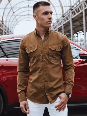 Cămaşă DSTREET DX2580 CARAMEL