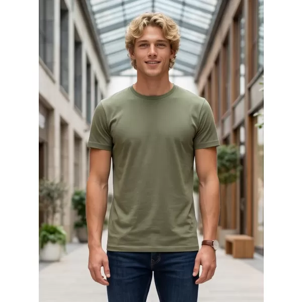  Tricou pentru bărbați ALTISPORT NP/ALM921 KAKI DESCHIS 