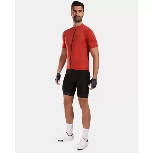  Tricou de ciclism pentru bărbați KILPI CAVALET-M VM0357KI ROȘU ÎNCHIS 