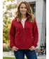 Hanorac de damă din fleece ALTISPORT NP/ALW405 ROȘU MARLBORO