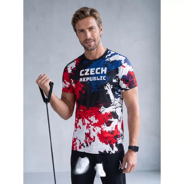  Tricou funcțional premium pentru bărbați ALTISPORT x CZE VOJ/ALM036TR01 PETE 