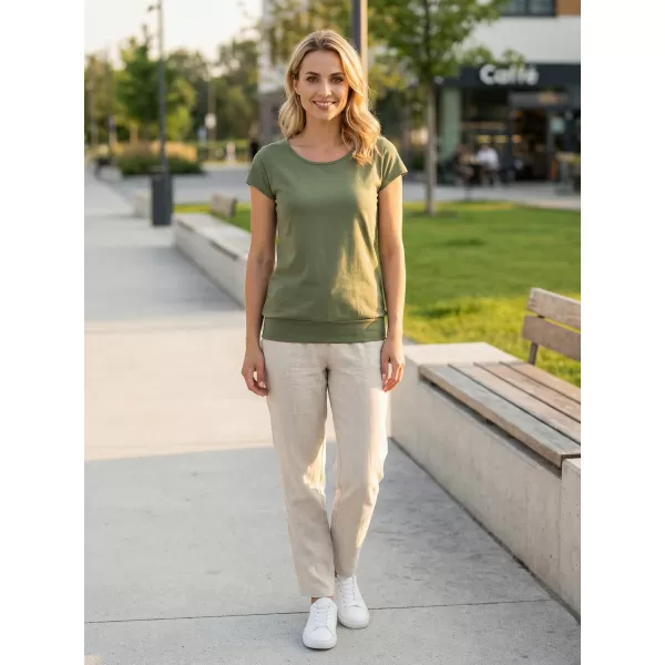  Tricou pentru femei ALTISPORT NP/ALW021 KAKI 