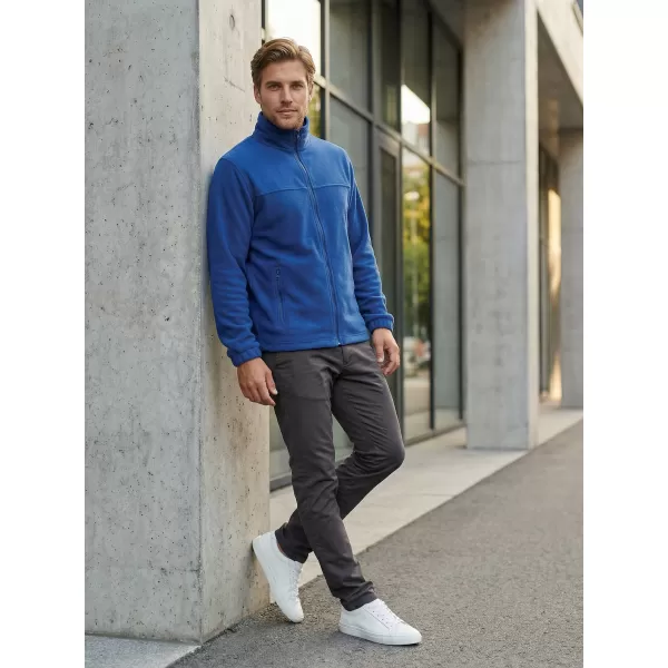  Hanorac pentru bărbați din fleece ALTISPORT NP/ALM105 ALBASTRU REGAL 