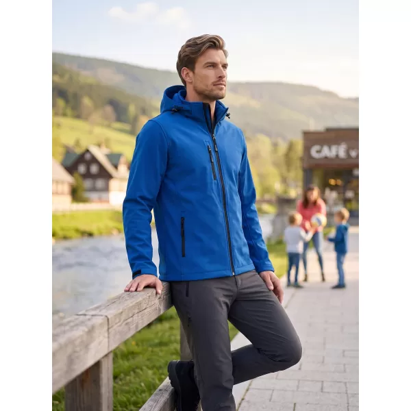  Jachetă softshell pentru bărbați ALTISPORT NP/ALM225 ALBASTRU REGAL 