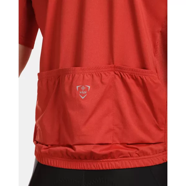  Tricou de ciclism pentru bărbați KILPI CAVALET-M VM0357KI ROȘU ÎNCHIS 