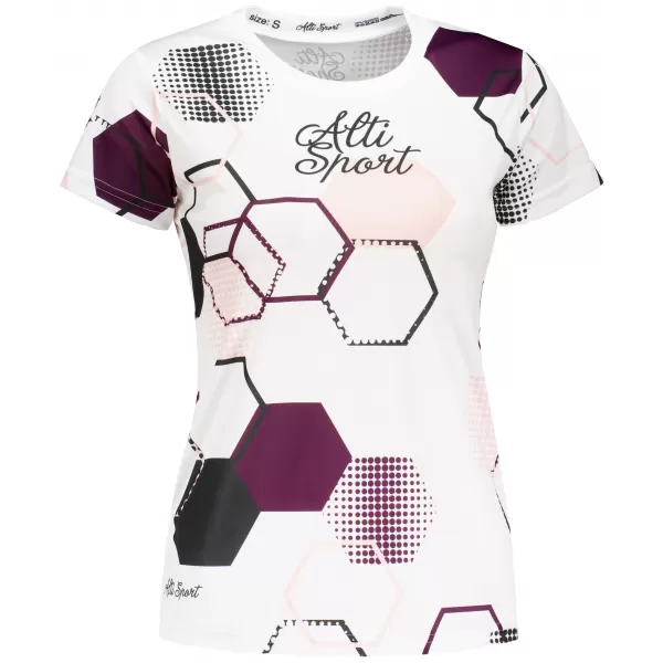  Tricou funcțional premium pentru femei ALTISPORT VOJ/ALW037TR01 ALB 