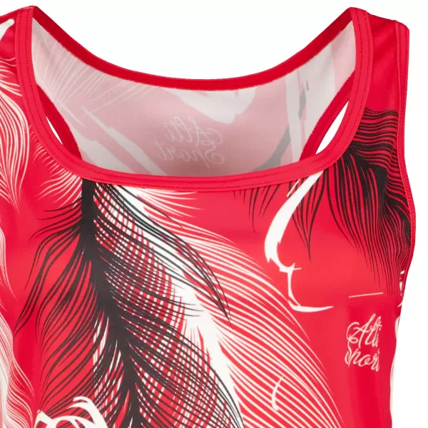  Rochie vestă funcțională premium pentru femei ALTISPORT VOJ/ALW001SAT01 ROȘU 