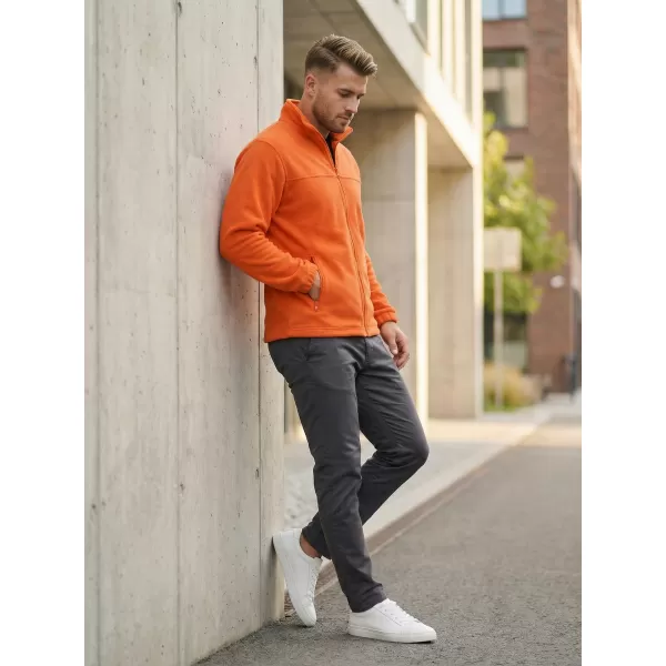  Hanorac pentru bărbați din fleece ALTISPORT NP/ALM105 PORTOCALE 