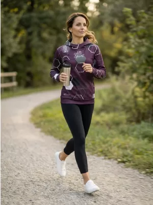 Hanorac funcțional premium pentru femei ALTISPORT VOJ/ALW037MI01 VIOLET