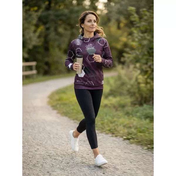  Hanorac funcțional premium pentru femei ALTISPORT VOJ/ALW037MI01 VIOLET 