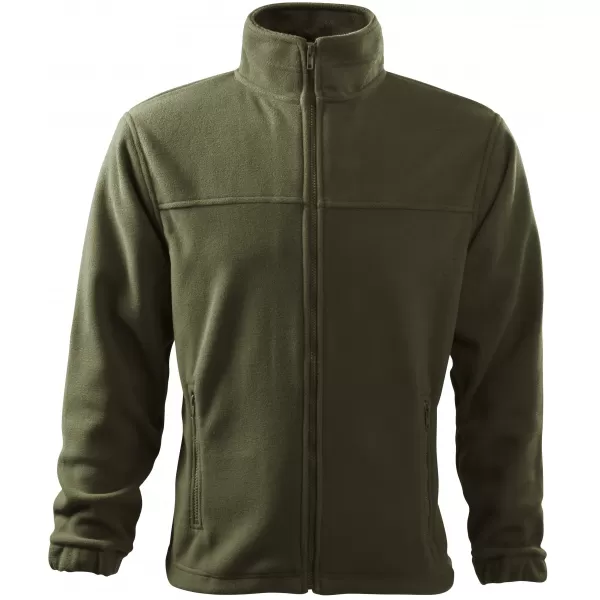  Hanorac pentru bărbați din fleece ALTISPORT NP/ALM105 MILITAR 