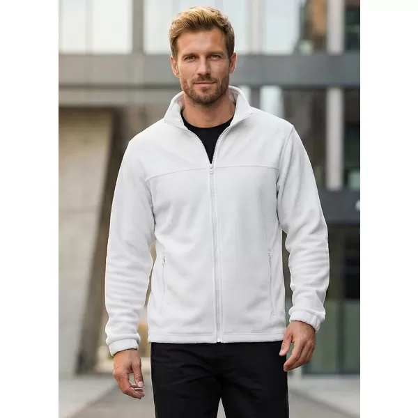  Hanorac pentru bărbați din fleece ALTISPORT NP/ALM105 ALB 