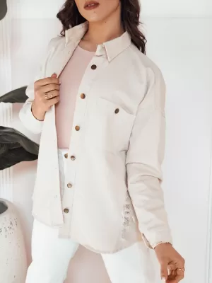 Jacheta din denim pentru femei DSTREET BLENDA TY4323 BEJ