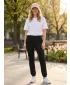 Pantaloni de trening pentru femei ALTISPORT NP/ALW306 NEGRU