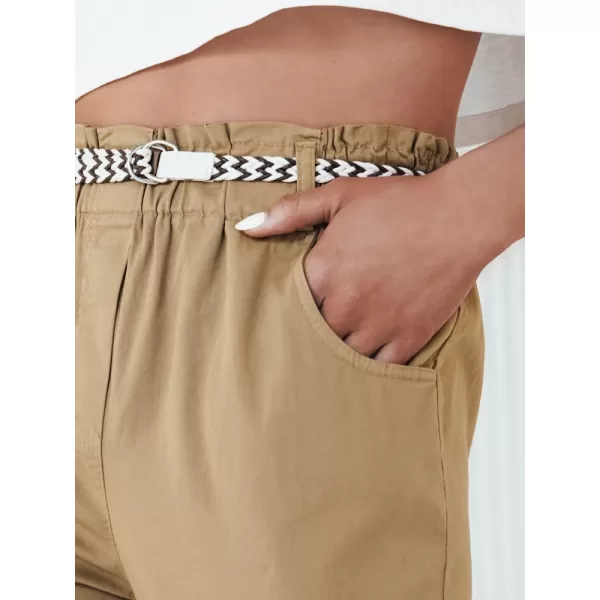  Pantalonii pentru doamne DSTREET ERLON UY2099 CARAMEL 