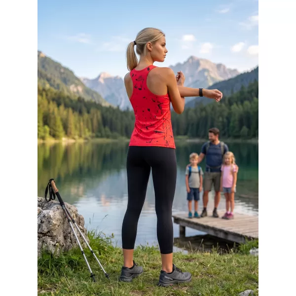  Maieu premium funcțional pentru femei ALTISPORT VOJ/ALW034TIL01 ROȘU 