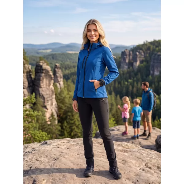  Jachetă softshell pentru femei ALTISPORT NP/ALW125 ALBASTRU REGAL 