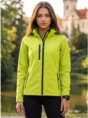 Jachetă softshell pentru femei ALTISPORT NP/ALW125 LĂMÂIE VERDE