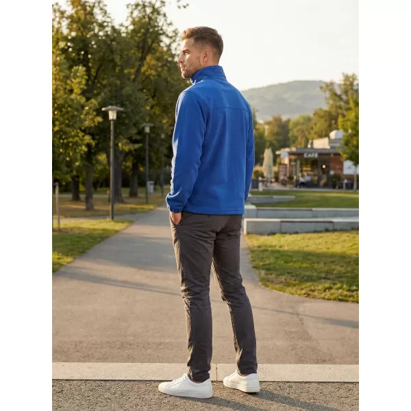  Hanorac pentru bărbați din fleece ALTISPORT NP/ALM105 ALBASTRU REGAL 
