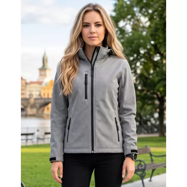  Jachetă softshell pentru femei ALTISPORT NP/ALW125 GRI OȚEL 