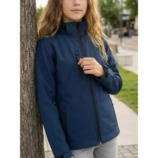  Jachetă softshell pentru copii ALTISPORT NP/ALK535 ALBASTRU MARIN 