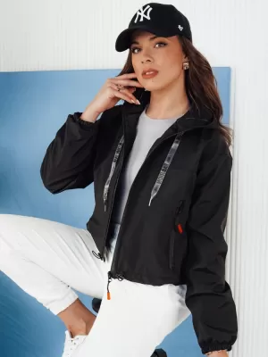 Jacheta din denim pentru femei DSTREET ALONDRASS TY4334 NEGRU
