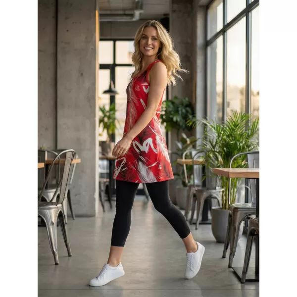  Rochie vestă funcțională premium pentru femei ALTISPORT VOJ/ALW001SAT01 ROȘU 