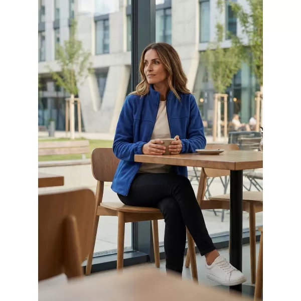  Hanorac de damă din fleece ALTISPORT NP/ALW405 ALBASTRU REGAL 