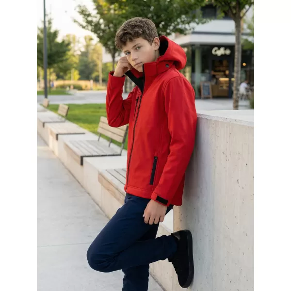  Jachetă softshell pentru copii ALTISPORT NP/ALK535 ROȘU 