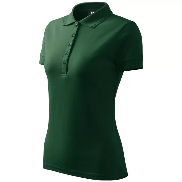  Tricou de damă cu guler ALTISPORT NP/ALW012 VERDE INCHIS 