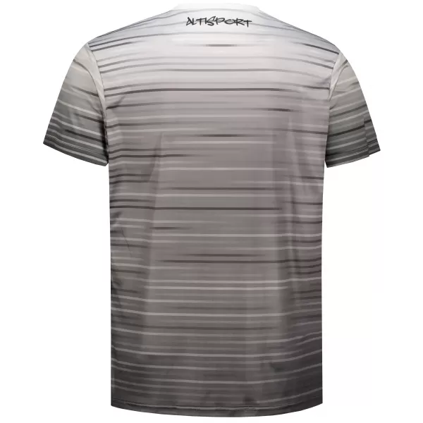  Tricou premium pentru bărbați ALTISPORT VOJ/ALM031TR01 ALB-NEGRU 