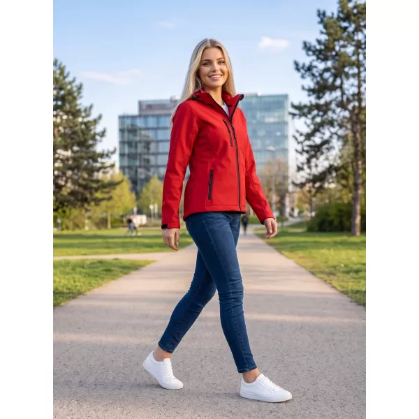  Jachetă softshell pentru femei ALTISPORT NP/ALW125 ROȘU 