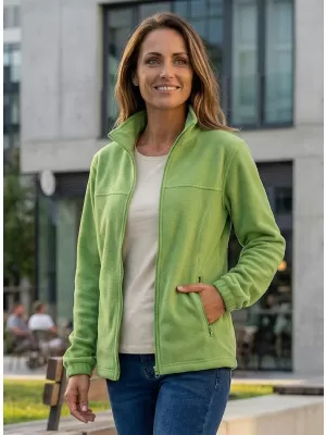 Hanorac de damă din fleece ALTISPORT NP/ALW405 IARBA VERDE