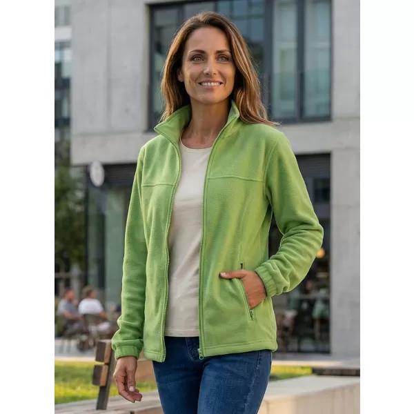  Hanorac de damă din fleece ALTISPORT NP/ALW405 IARBA VERDE 