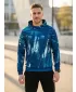 Hanorac premium pentru bărbați ALTISPORT VOJ/ALM010MI01 SMARALD/ALBASTRU