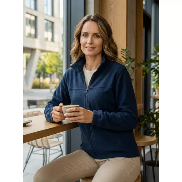  Hanorac de damă din fleece ALTISPORT NP/ALW405 ALBASTRU MARIN 