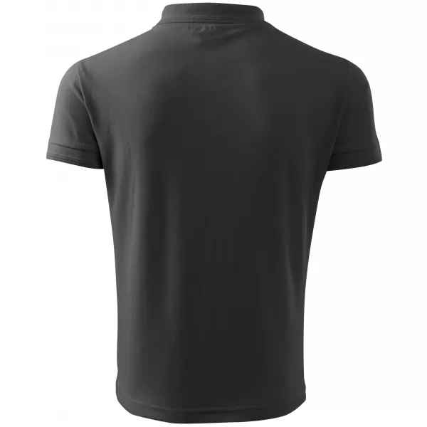  Tricou pentru bărbați cu guler ALTISPORT NP/ALM302 ARDEZIE ÎNTUNECATĂ 