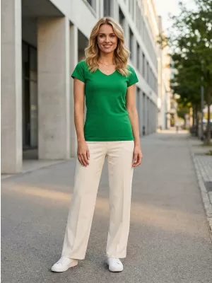 Tricou pentru femei ALTISPORT NP/ALW261 VERDE MEDIU